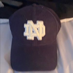 Notre Dame fitted hat.